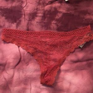 Victoria secret lace thong size medium